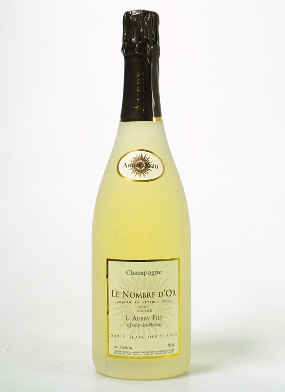 Champagne Aubry Le Nombre d'Or Sablé Blanc des Blancs 