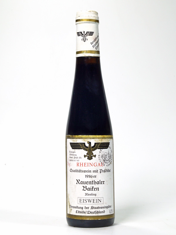 Rauenthaler Baiken Riesling Eiswein, Versteigerungswein 